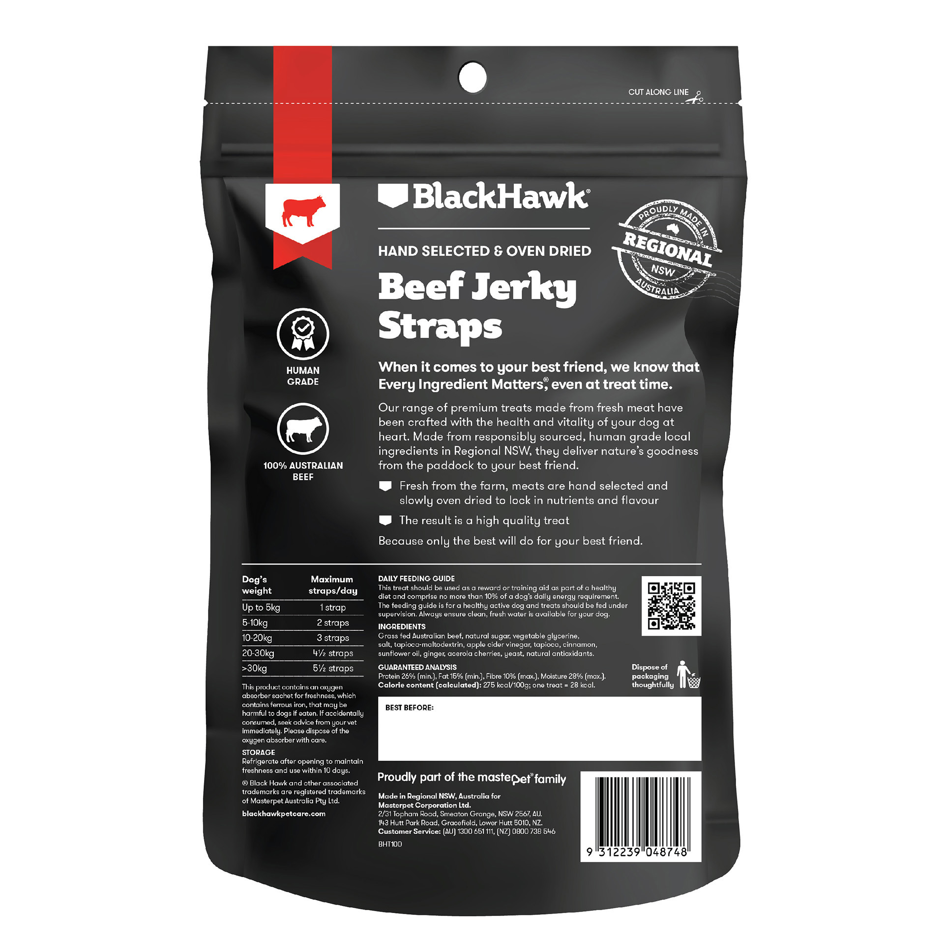 Beef Jerky Straps - Dog Treats