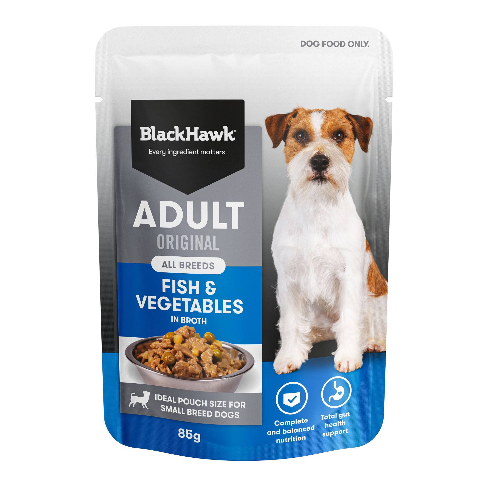 Wet Dog Food Fish & Vegetables - 85g