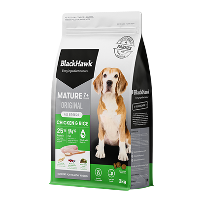 BH579 Original Dog Mature Chicken Rice 3Kg Front 491X491