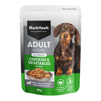 BHC532 ARTV1 Black Hawk Original Adult Chicken & Vegetable 85G Front 491X491